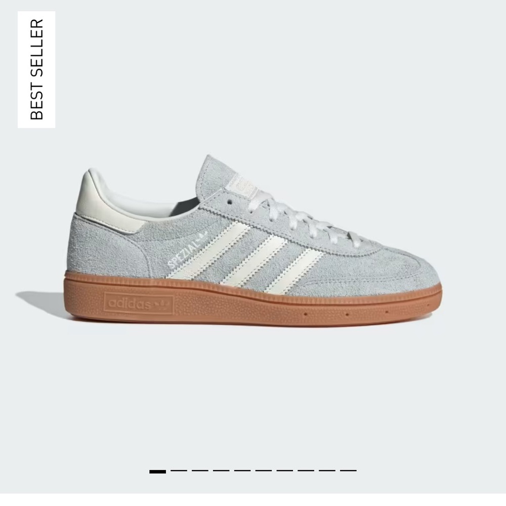 Adidas Handball Spezial Shoes— Wonder Silver / Off White / Gum— New with box